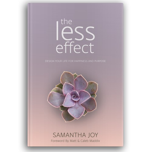 Classic book cover with the title 'Minimalist, dimensional book cover proposal'