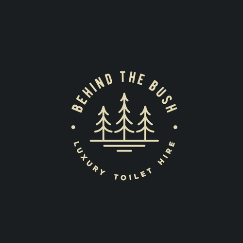 Camp design with the title 'pine cedar evergreen tree logo'