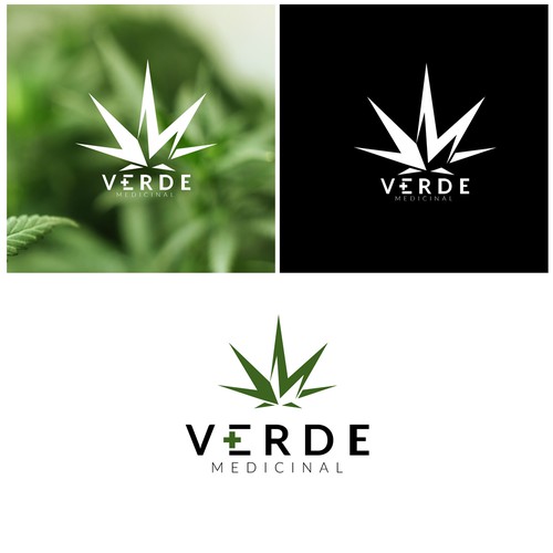 Medicinal marijuana logo with the title 'Medicinal logo '