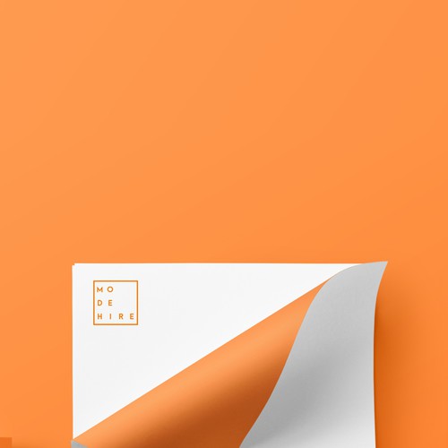 Corporate brand with the title 'Mode Hire'