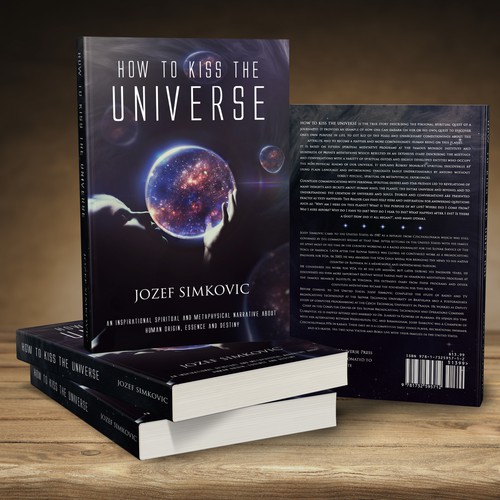 Spiritual book cover with the title 'Cover Design For A Spiritual Book'