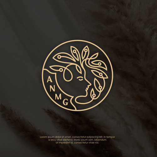 Fashion logo with the title 'Logo concept by ANMG'