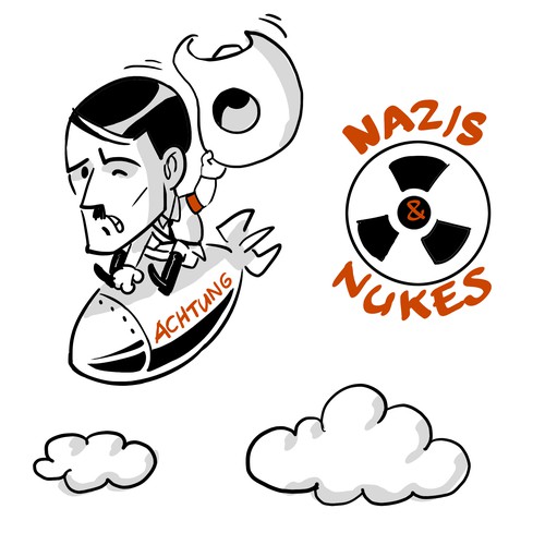 Historical design with the title 'artwork for a history themed podcast'