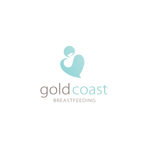 Support logo with the title 'Gold Coast - breastfeeding support'