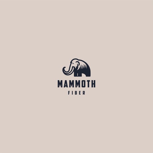 Mammoth logo with the title 'Cool Fiber Supplement Product Logo'