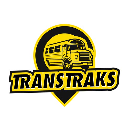 Location pin logo with the title 'Logo Design for an Mobile App'