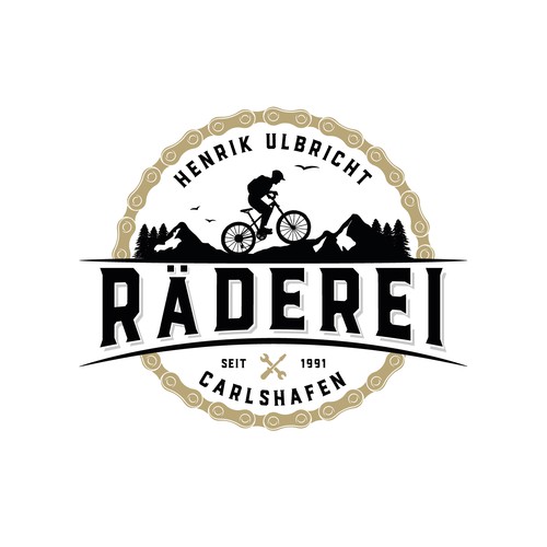 Tourism design with the title 'Logo for a bike shop.'