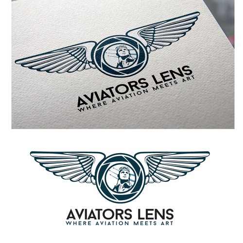 Aviator logo with the title 'Aviators Lens'
