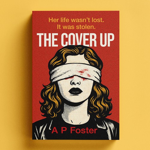 Design with the title 'The Cover UP'