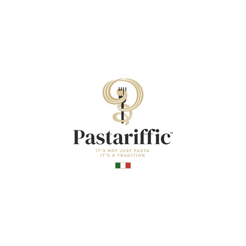 Pasta design with the title 'Pastariffic'