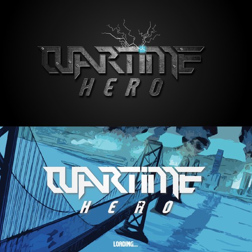 Iron design with the title 'wartime hero'