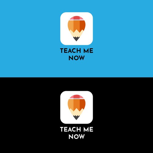Peaceful design with the title 'modern logo concept for teach me now '