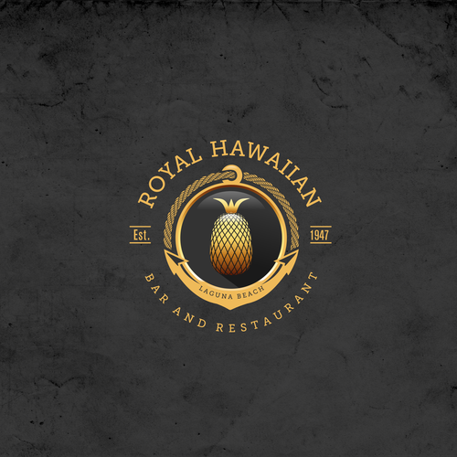 Royal brand with the title 'Royal Hawaiian Logo Concept'