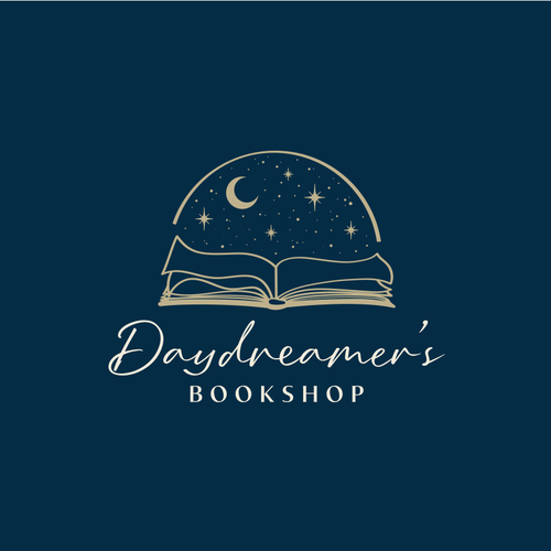 Library logo with the title 'Logo for a small, indie bookstore'