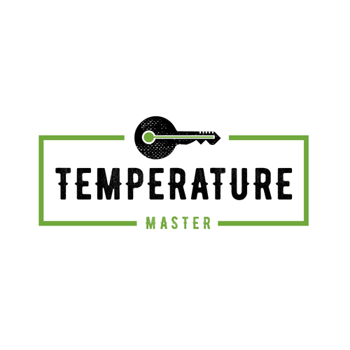 Temperature logo with the title 'Logo for a blog'