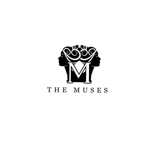 Natural product logo with the title 'Logo design for The Muses'