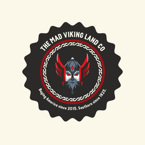 American brand with the title 'Bold Logo Concept Viking Mad'