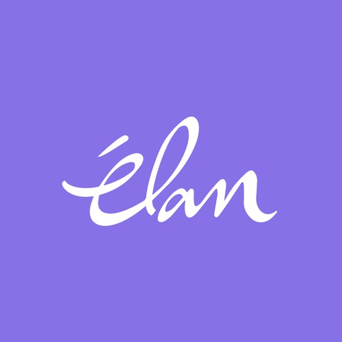 Handwritten brand with the title 'Elan'