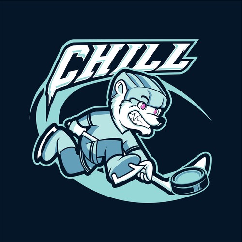 Sports logo with the title 'CHILL'