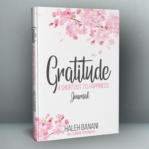 Flower book cover with the title 'BOOK COVER'