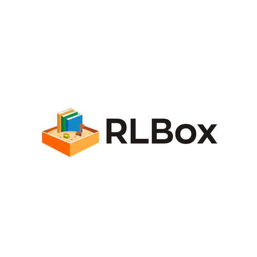 Security logo with the title 'RLBox logo design'