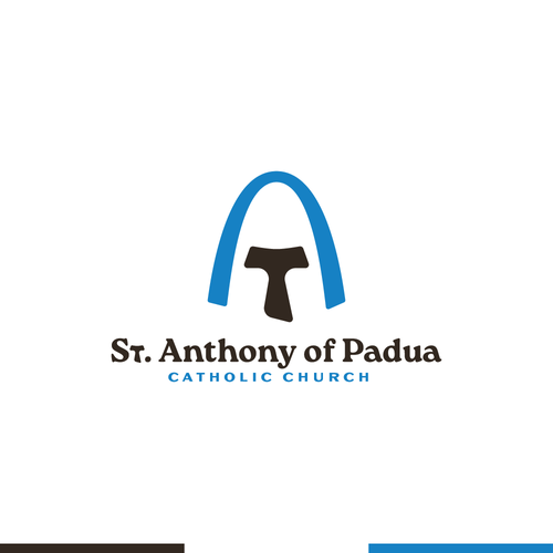 Catholic logo with the title 'St. Anthony of Padua '