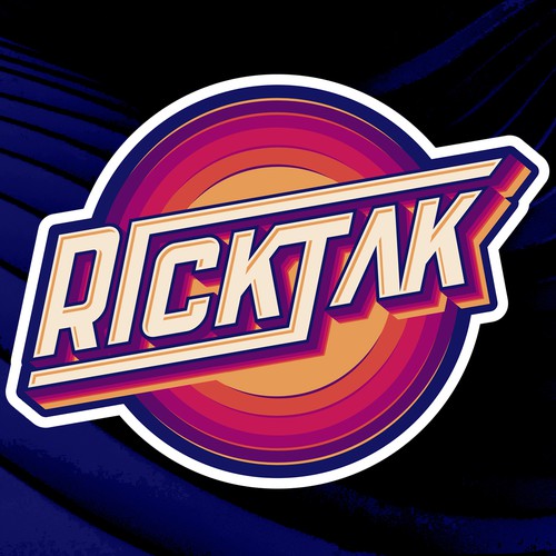 Vinyl design with the title 'RickTak'