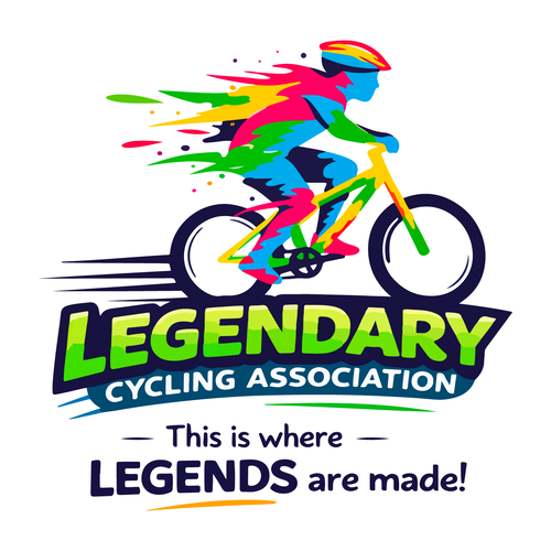 Cycling logo with the title 'Legendary Cycling Association'
