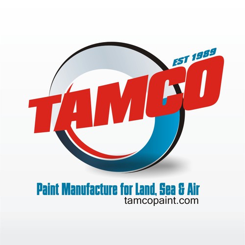 Paint logo with the title 'Rebrand a Automotive Paint Manufacture'