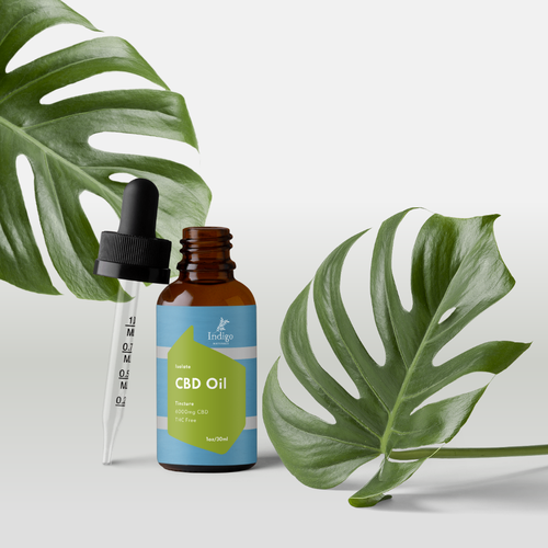 Neutral design with the title 'A product label for Health and Wellness product'