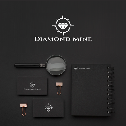Yacht logo with the title 'Disamond Mine Logo'