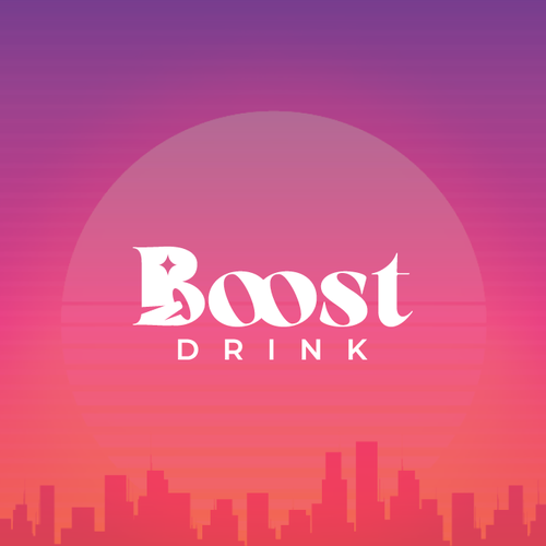 Synthwave design with the title 'Mushroom and space inside B letter logo'