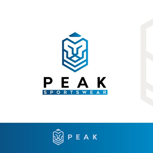 Peak logo with the title 'Peak-Sportswear'