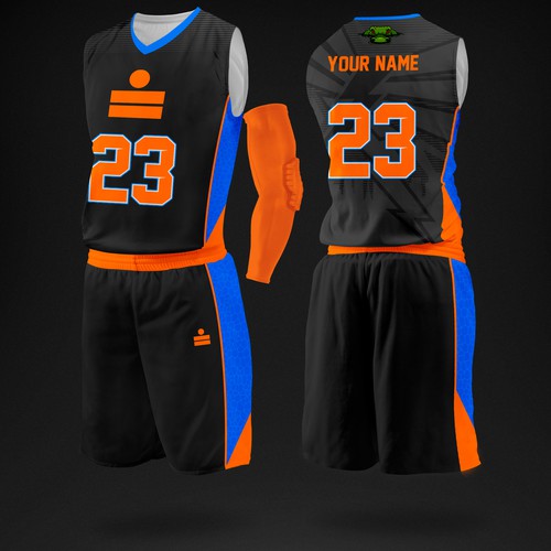 Basketball design with the title 'Basketball Kit'