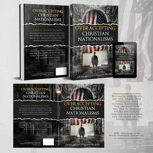 Nonfiction book cover with the title 'Overaccepting Christian Nationalism'
