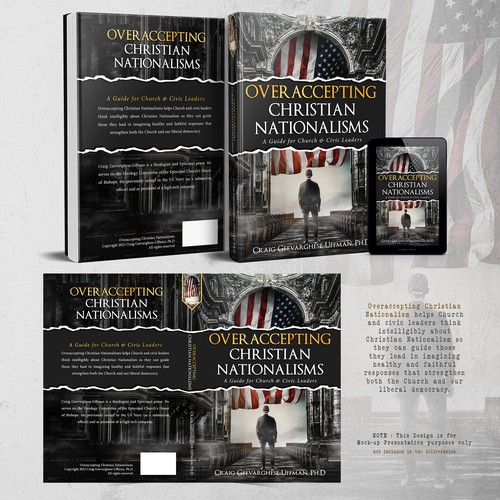 Christian book cover with the title 'Overaccepting Christian Nationalism'