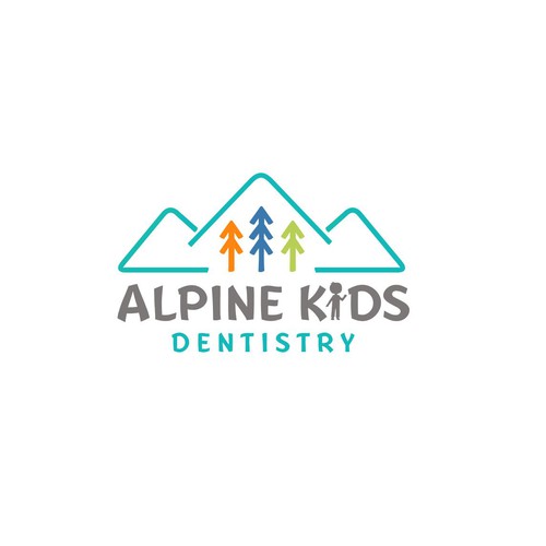 Child brand with the title 'alpine kids dentistry'