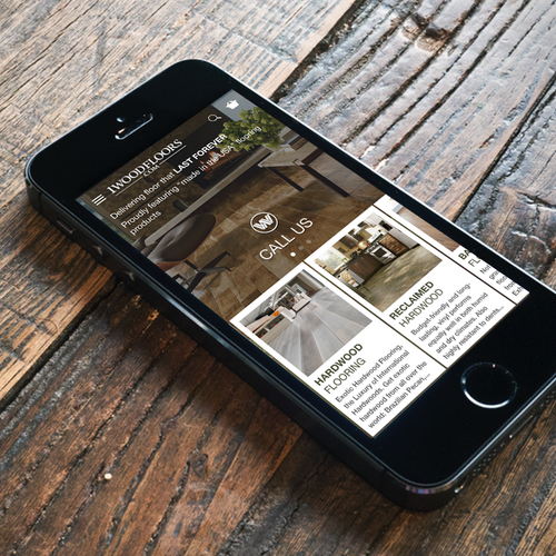 Mobile app website with the title 'Bold Concept for Construction Services '