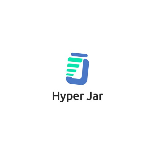 Jar logo with the title 'Hyper Jar ogo'