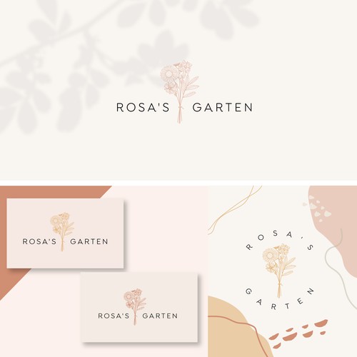 Workshop design with the title 'ROSAS GARTEN'
