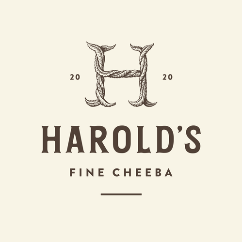 Hemp logo with the title 'Harold's Fine Cheeba'