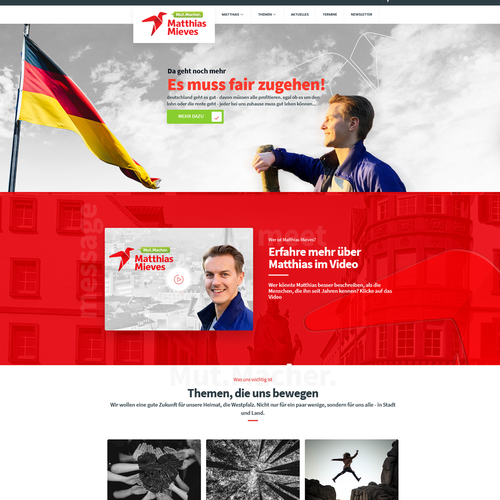 Site design with the title 'Web design'