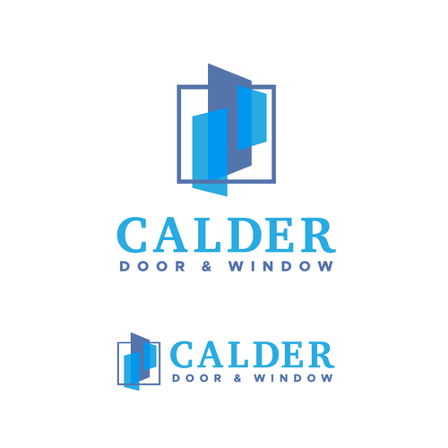 Door design with the title 'Logo design for Calder Door and Window'