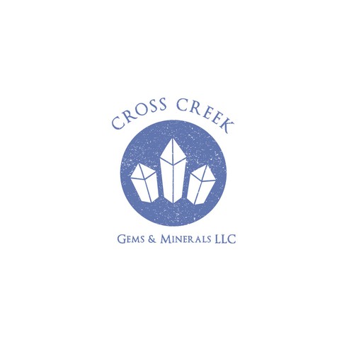 Two-color logo with the title 'Cross Creek Logo'