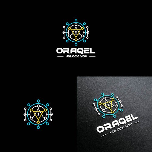 Sacred geometry design with the title 'Oraqel'