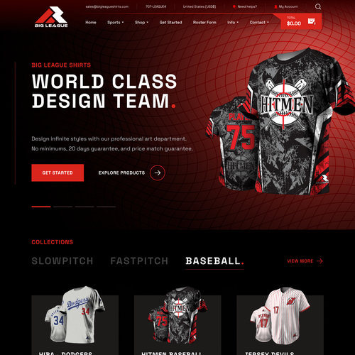 You're the Best (Sports Website) Around, Web Design