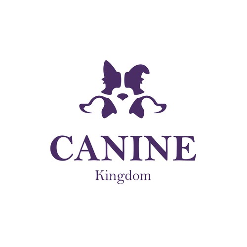 Heritage logo with the title 'Heritage dog logo'