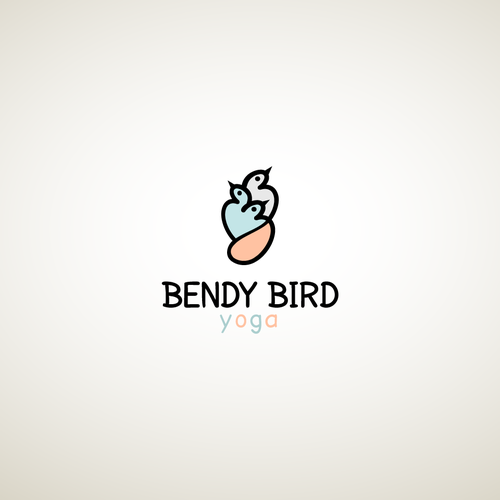 Calm logo with the title 'Logo for kids yoga.'