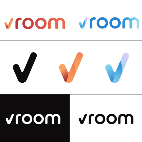 Check design with the title 'vroom'