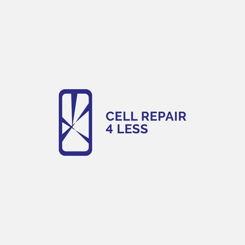 Cell design with the title '(Entry) LOGO for: Need Logo/Business card for Cell Phone Repair 2'
